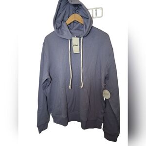 Pact Unisex Granite One For All Hoodie Kangaroo Pocket XL Lavender NWT